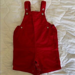 Suspenders shorts set of two pieces